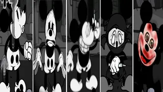 FNF V.S MICKEY MOUSE Wednesday Night Suicide ALL PHASE 1,2,3,4 FULL HORROR MOD [HARD]