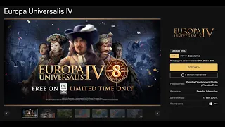 Раздача игр от Epic Games -  Europa Universalis IV с 30.09.2021 по 07.10.2021