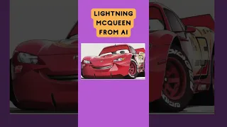 Lightning McQueen Photo vs Ai