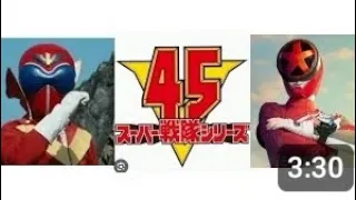 super hero getter en español fanversión super Sentai 45 aniversario