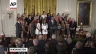 Obama Honors UConn Women's Basketball Team