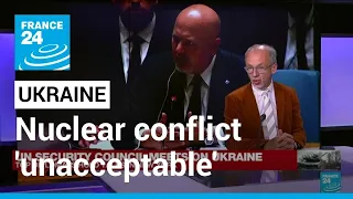 On Ukraine, UN chief says talk of nuclear conflict 'unacceptable' • FRANCE 24 English