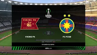 Viking FK vs FC FCSB | UEFA Europa Conference League 25th August 2022 Full Match | PS5