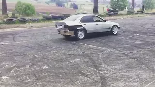 My BMW 320i e36 spinning