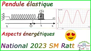 Pendule élastique - Oscillateurs Mécaniques - Aspects énergétiques - Examen National 2023 SM