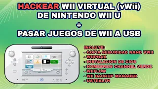 HACK Wii Virtual (vWii) de Wii U + PASAR JUEGOS a USB. 2021