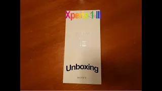 Sony Xperia 1 III Quick Unboxing