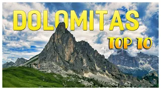 ❤️❤️✈️✈️Un VIAJE por los DOLOMITAS: 10 LUGARES DE ENSUEÑO QUE DEBES VISITAR. CINEMATIC FILM 4K  🏕️🏕️