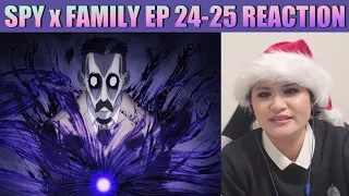 SPY X FAMILY EPISODE 24 & 25 BLIND REACTION: WE FINALLY MEET HIM!!!