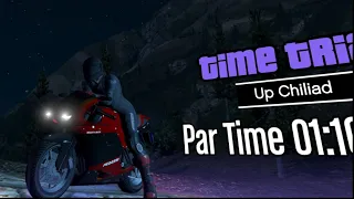 Time Trial Up Chiliad with an unupgraded / stock Bati 801 [ GTA 5 Online ]