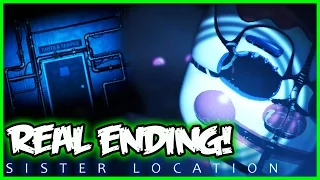 FNAF Sister Location REAL ENDING! NEW ANIMATRONIC - Five Nights at Freddy's Sister Location Gameplay