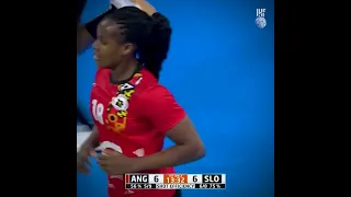 Angola vs Slovenia with rocket after rocket