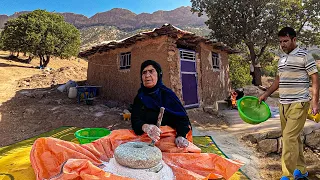 How Grandma's Nomadic family Prepares their Flour