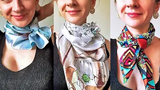 The 5 most popular ways to wear a scarf / 스카프를 착용하는 가장 인기 있는 5가지 방법