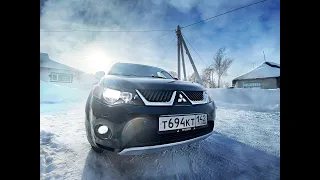 Mitsubishi Outlander xl v6 звук выхлопа без катализатора (exhaust sound without catalyst)