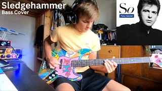 Peter Gabriel - Sledgehammer - Bass Cover - Homemade Fretless Bass