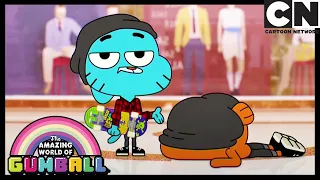 Darwin is NOT a naturally gifted skateboarder | The Ollie | Gumball | Cartoon Network