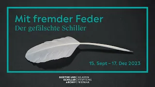 Mit fremder Feder. Der gefälschte Schiller