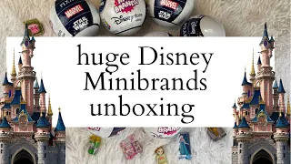 Huge Disney Store Minibrands Unboxing WE FOUND GOLD!