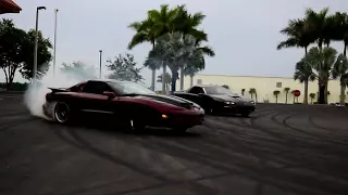 Epic Drifting Chevrolet Camaro Z28 - Pontiac Trans am