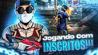 🟢 FREE FIRE AO VIVO 🟢 4X4 E 6X6 COM INSCRITOS + RANK RUMO AO MESTRE 🙅🏽‍♂🤠               #2800 🐱‍👤🚀