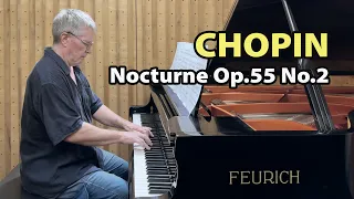 Chopin Nocturne Op.55 No.2 - P. Barton, FEURICH 218 piano