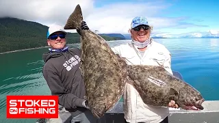 A Thrilling Alaskan Halibut Fishing Experience | Stoked On Fishing Full Episode | 2021