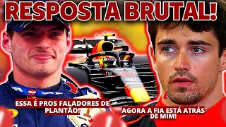 Problemas ENORMES para Sérgio Pérez! | Max Verstappen dá RESPOSTA BRUTAL na F1! | Leclerc EM APUROS?