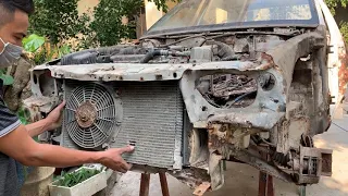 Restoration of a 27-year-old DAEWOO car | engine