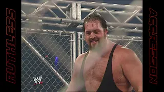 Booker T vs. Big Show - Steel Cage Match | WWE RAW (2002)