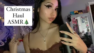 ASMR What I Got for Christmas Haul 🎄 | Tapping & Scratching