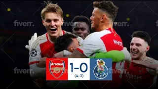 Arsenal vs Porto 1 -0 Penalty 4 -2 Highlights