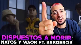 REACCIÓN Natos y Waor - DISPUESTOS A MORIR ft. C.R.O & Homer el Mero Mero