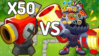 50 Red Sentry Paragons VS. God Boosted Anti-Bloon