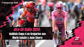 Giro de Italia 2024: Análisis Etapa 4 en Gregarios con Mario Sabato y Juan Charry