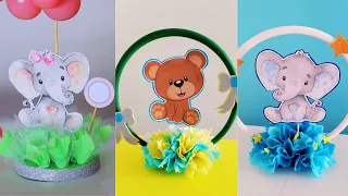 Centros de mesa para Baby Shower de niños y niñas / Centerpieces for Baby Showers for boys and girls