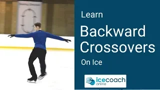 Learn Backward Crossovers on Ice the Easy way! Ice Skating Tutorial by Ice Coach Online