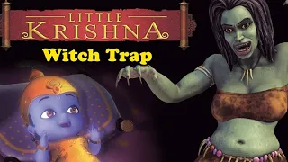 LITTLE KRISHNA WITCH TRAP😱❤️