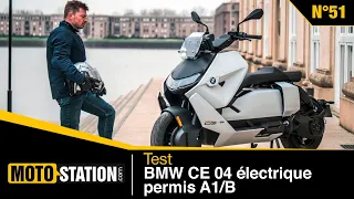 Test BMW CE 04 version "125" : le top du scooter électrique pour les permis B, A1.