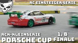 RCK Kleinserie RC Porsche Cup B Finale Richtig schnell von der Intermodellbau Messe Tamiya TT02 TT01