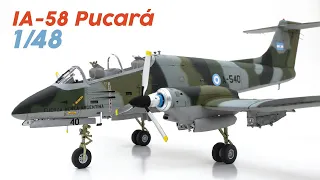 Kinetic IA-58 Pucará 1/48 [Full Build Review]