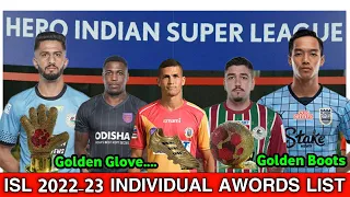 ISL 2022-23 Golden Glove, Golden Boots, Golden Ball Awards Update| Isl 2022-23 News|