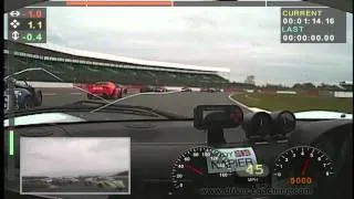 Onboard Lotus Cup UK / Elise Trophy - Start, Near-Miss and Spin Avoidance - Silverstone GP