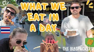 WHAT WE EAT In A Day BACKPACKING in Thailand - Koh Lipe 🇹🇭🍉