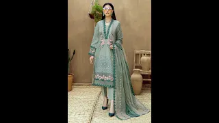 Adan’s Libas Zaire Lawn Embroidered Collection 23 - D-02 3 Pc Unstitched