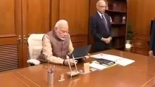 Narendra Modi takes charge of Prime Minister's Office