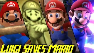 Evolution of Luigi saving Mario in Luigi's Mansion (2001-2019)