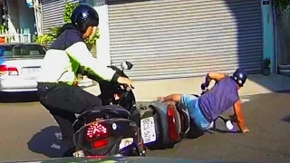 Scooter Crash Scooter Crash Compilation Driving in Asia 2015 Part 17