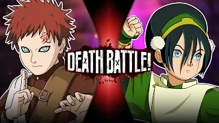 Gaara VS Toph (Naruto VS Avatar) | DEATH BATTLE!