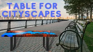 Table for cityscapes | Table ideas design wood